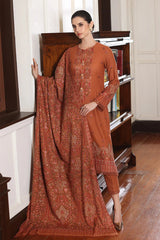 Dhanak 3PC Embroidered With Dhanak Shawl Embroidered-188