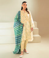 KHADDAR 3PC WITH KHADDAR PRINTED SHIRT & TROUSER-901