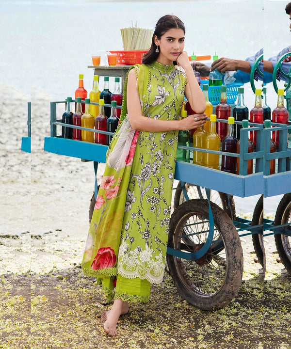 KHADDAR 3PC WITH KHADDAR PRINTED SHIRT & TROUSER-902