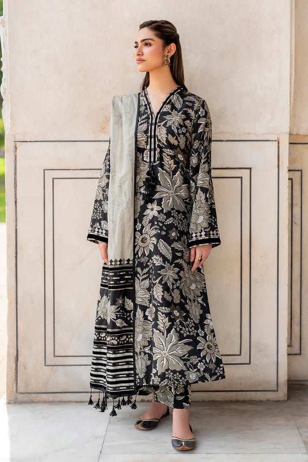 3PC KARANDI PRINTED SHIRT WITH KARANDI PRINTED DUAPTTA-818