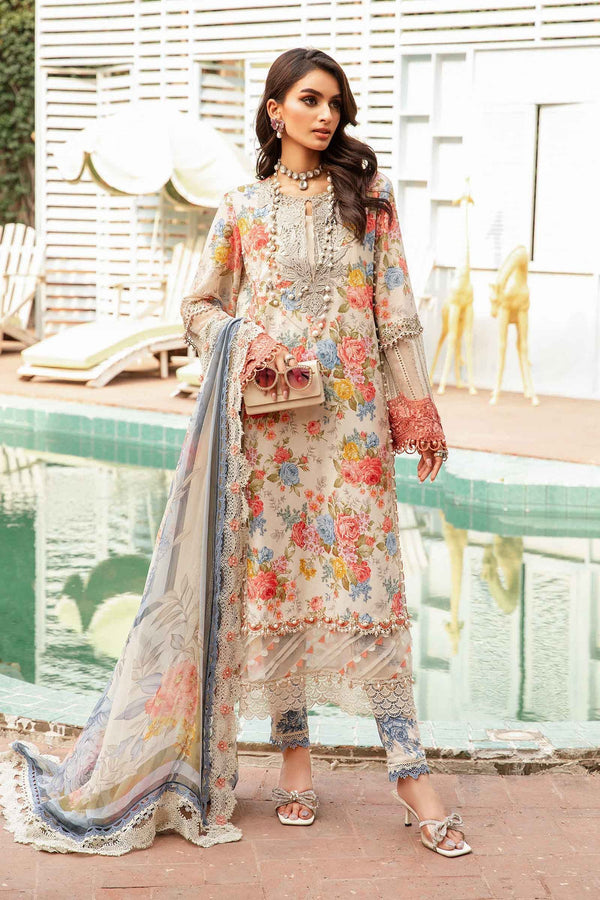 KHADDAR 3PC WITH KHADDAR PRINTED SHIRT & TROUSER-913