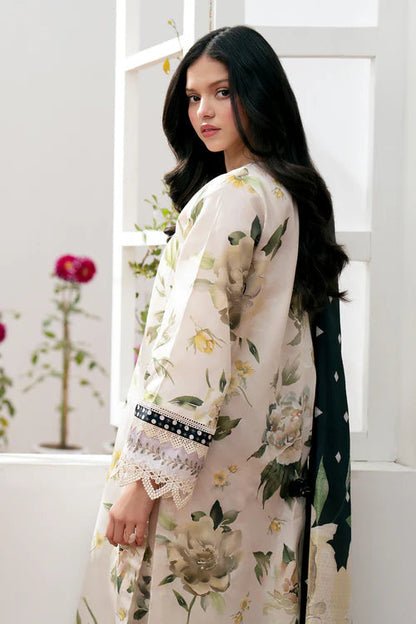 3PC Lawn Printed Shirt With Voile Printed Dupatta-785