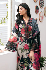 3PC Lawn Printed Shirt With Voile Printed Dupatta-786