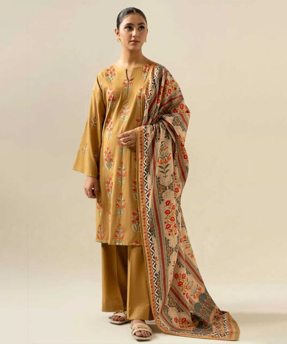 LAWN 3PC EMBROIDERED WITH DIGITAL PRINTED DUPATTA-1188