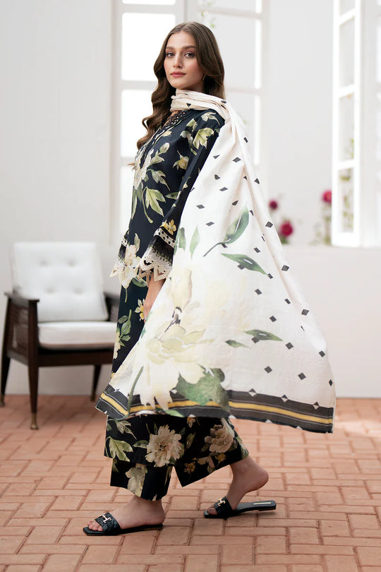 3PC Lawn Printed Shirt With Voile Printed Dupatta-782