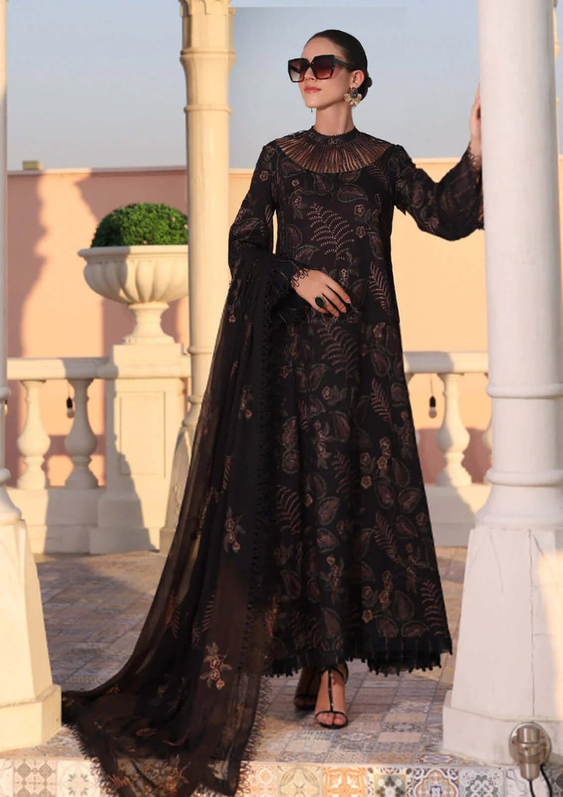 Dhanak 3PC Embroidered With Chiffon Embroidered Dupatta-159