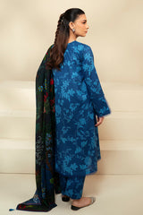 KHADDAR 3PC WITH KHADDAR PRINTED SHIRT & TROUSER-909