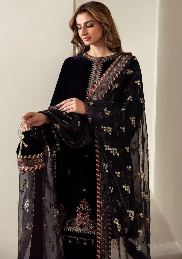 3PC EMBROIDERED WITH ORGANZA EMBROIDERED DUPATTA-952