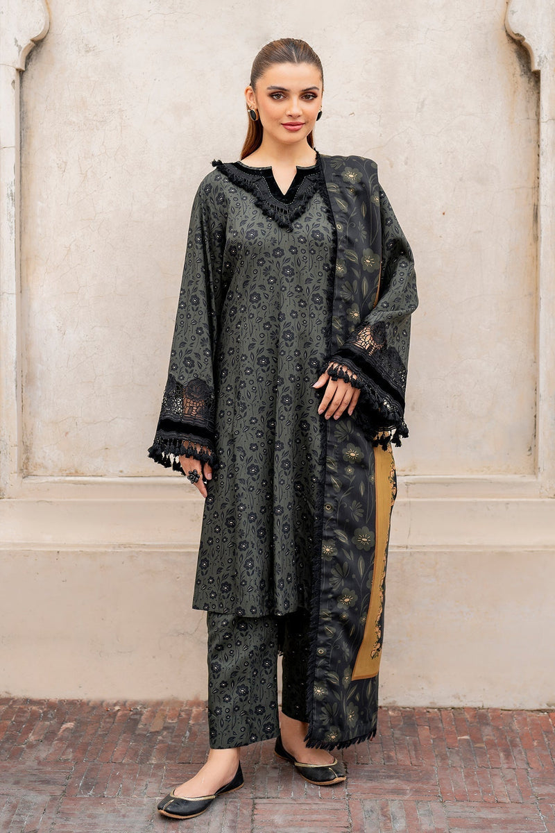 3PC KARANDI PRINTED SHIRT WITH KARANDI PRINTED DUAPTTA AND TROUSER-831