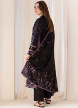 3PC DHANAK EMBROIDERED SHIRT WITH EMBROIDERED SHAWL AND TROUSER-689