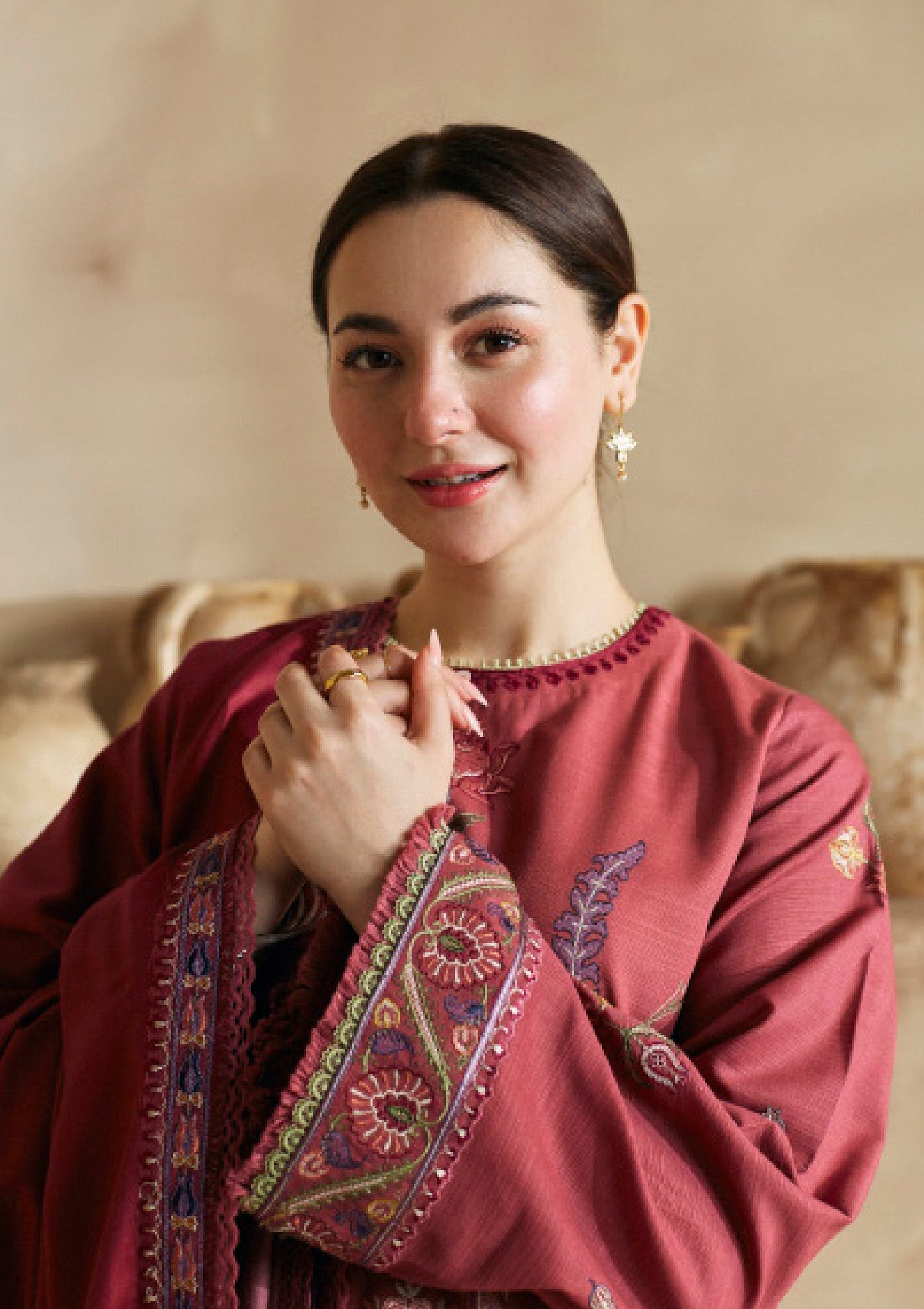 Lawn-3PC Embroidered With Digital Printed Dupatta-1164