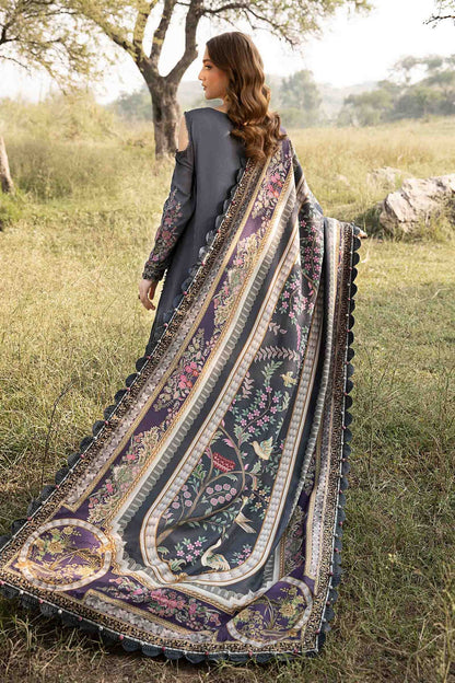 Lawn-3PC Embroidered with Digital Printed Dupatta-1075
