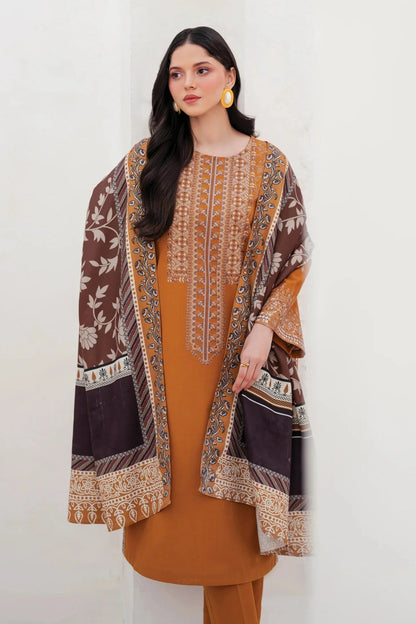 Embroidered Shirt with Digital Printed Dupatta-1203