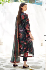 3PC Lawn Printed Shirt With Voile Printed Dupatta-783