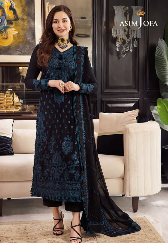 3PC LAWN EMBROIDERED SHIRT WITH CHIFFON PRINTED DUPATTA AND TROUSER - 319