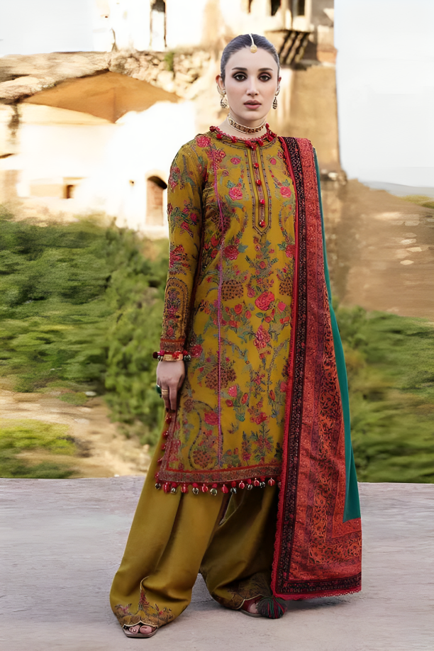 Dhanak 3PC Embroidered-1303