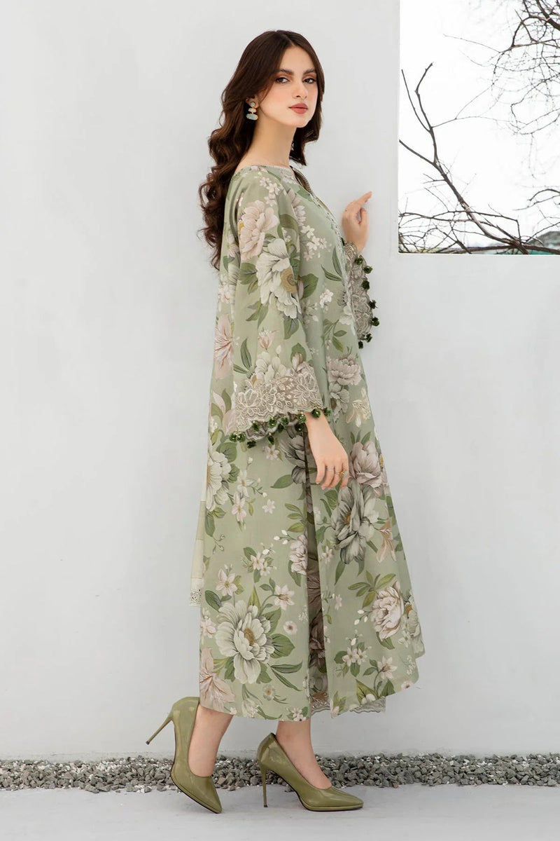 3PC KARANDI PRINTED SHIRT WITH KARANDI PRINTED DUAPTTA AND TROUSER-801