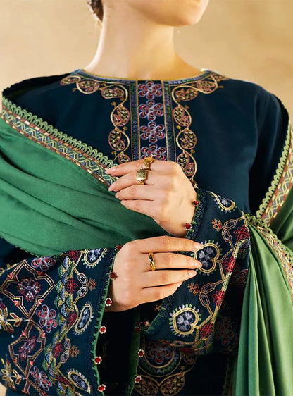 Lawn 3PC Embroidered with Lawn Embroidered Dupatta -1102