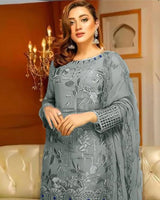 Linen 3PC Embroidered-219