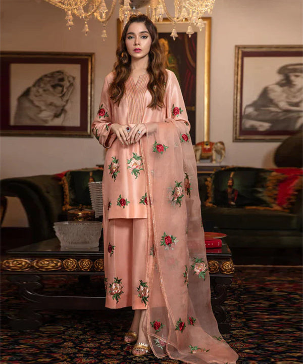 Embroidered With Organza Embroidered Dupatta-1314