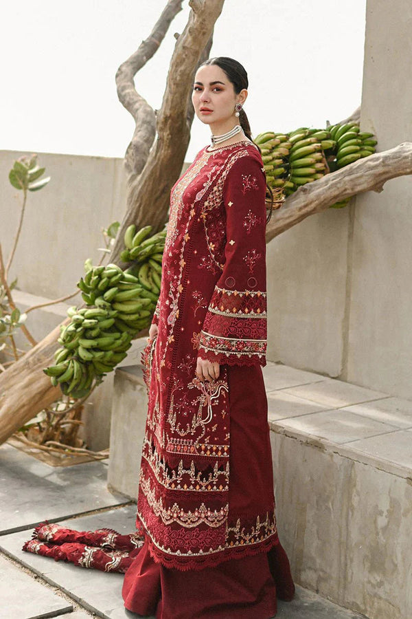 Dhanak Chikankari Embroidered With Dhanak Embroidered Dupatta-139