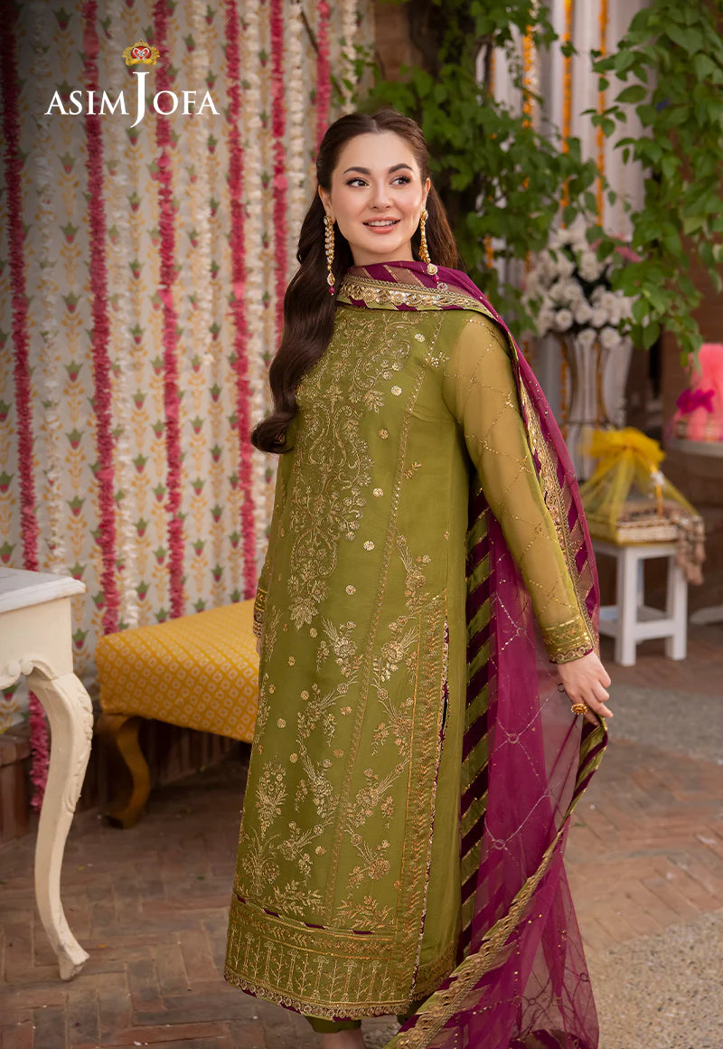 Dhanak 3PC Embroidered With Chiffon Embroidered Dupatta-134