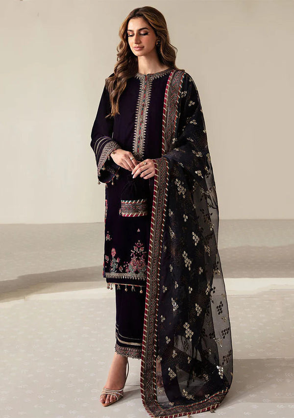 3PC EMBROIDERED WITH ORGANZA EMBROIDERED DUPATTA-952