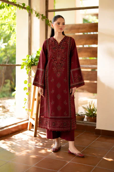 Lawn-3PC Embroidered With Digital Printed Dupatta-1010