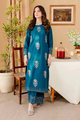 Dhanak 2PC Embroidered With Dhanak Embroidered Trouser-283