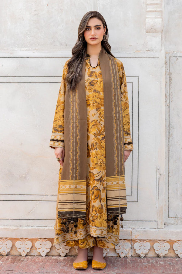 3PC KARANDI PRINTED SHIRT WITH KARANDI PRINTED DUAPTTA AND TROUSER-836