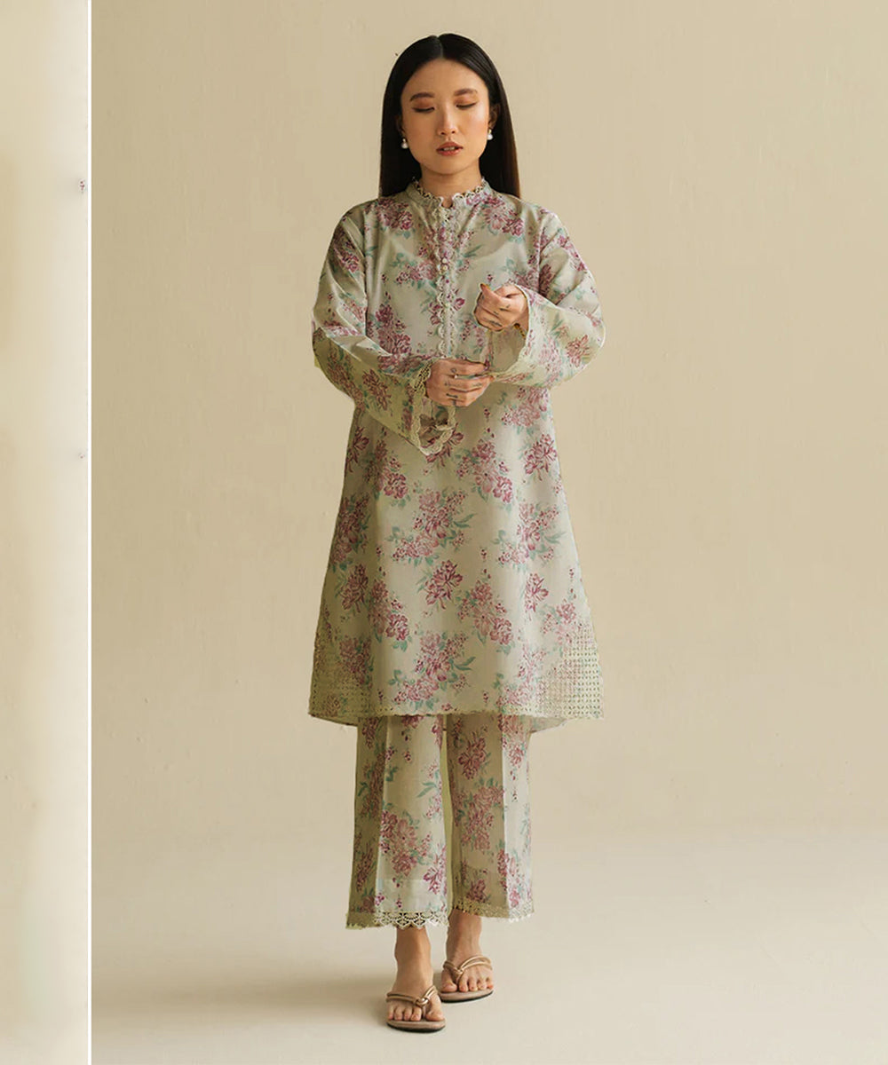 Lawn - 2PC Printed -1532