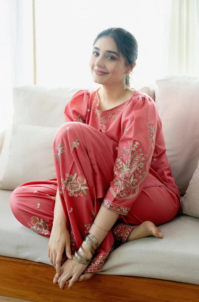 Dhanak-2pc Embroidered- 3407