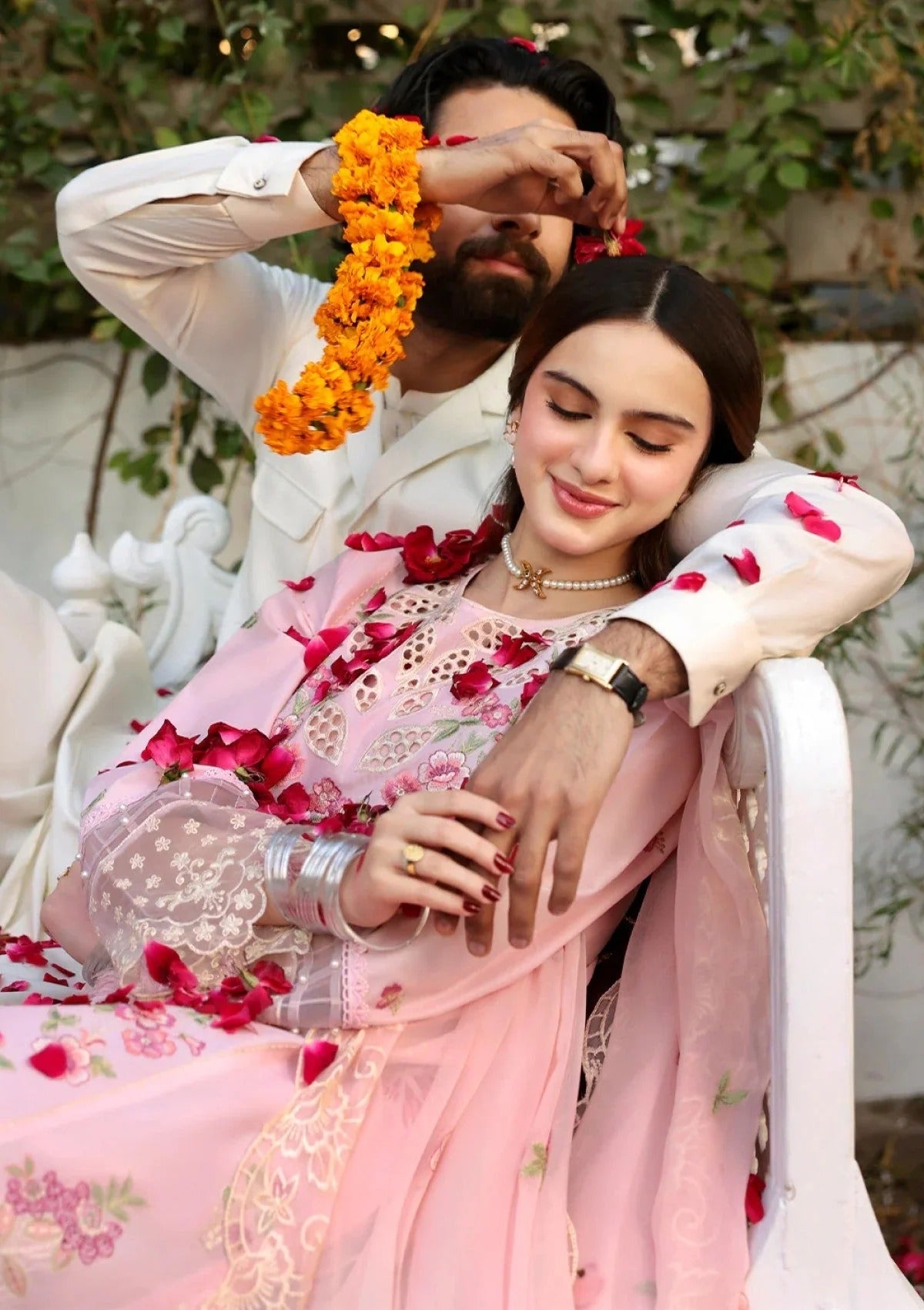 Lawn-3PC Embroidered Shirt with Organza Embroidered Dupatta- 1367