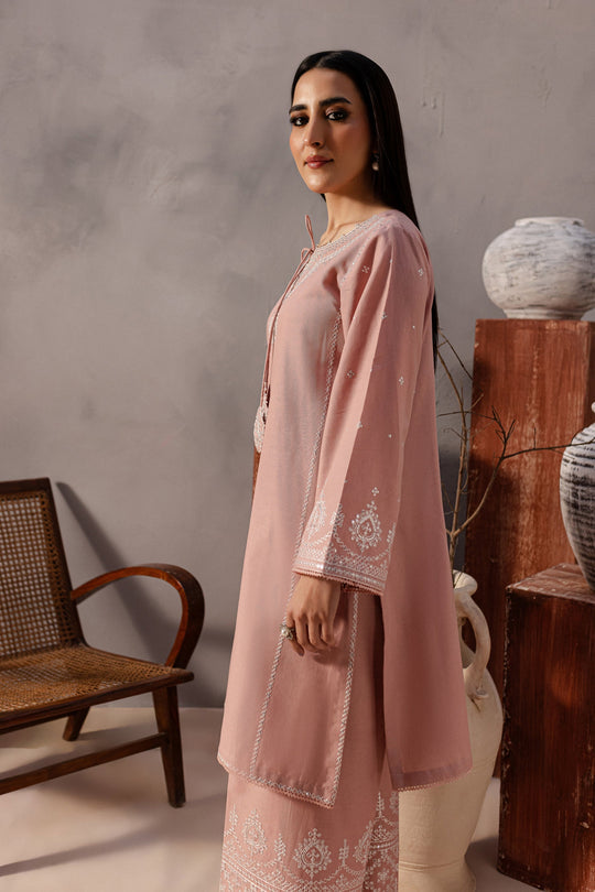 Lawn-2PC EMBROIDERED SHIRT AND TROUSER - 1323