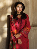Dhanak-3PC Embroidered with Digital Printed Wool Shawl-3350