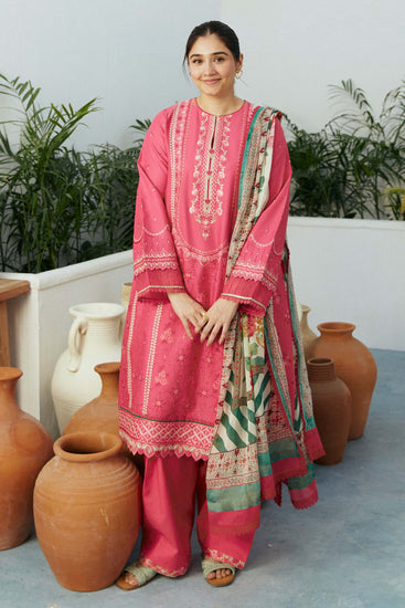 ZARA SHAHJAHAN 3PC Lawn Embroidered Shirt With Printed Dupatta-515