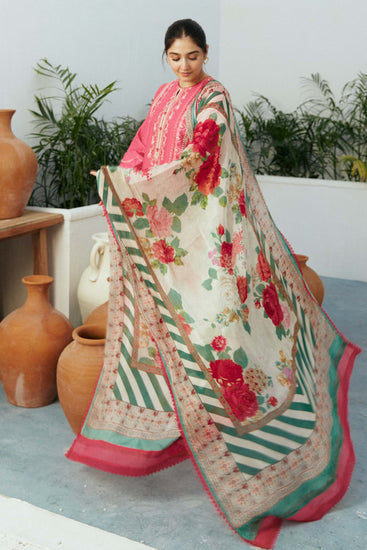 ZARA SHAHJAHAN 3PC Lawn Embroidered Shirt With Printed Dupatta-515