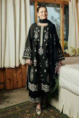 ZARA SHAHJAHAN 3PC Lawn Embroidered Shirt With Printed Dupatta-499