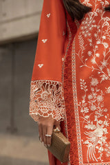 LAWN 3PC EMBROIDERED WITH LAWN EMBROIDERED DUPATTA-528