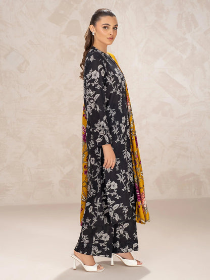 3PC Lawn Printed Shirt With Digital Printed Dupatta-1630