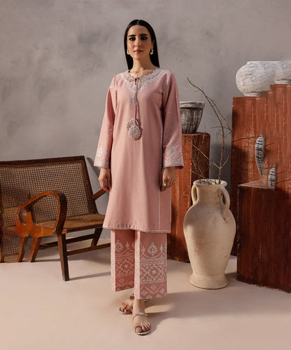 Lawn-2PC EMBROIDERED SHIRT AND TROUSER - 1323