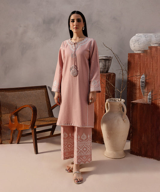 Lawn-2PC EMBROIDERED SHIRT AND TROUSER - 1323