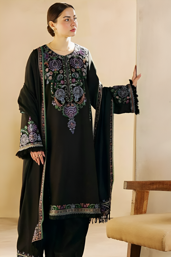 Dhanak 3PC Embroidered-637