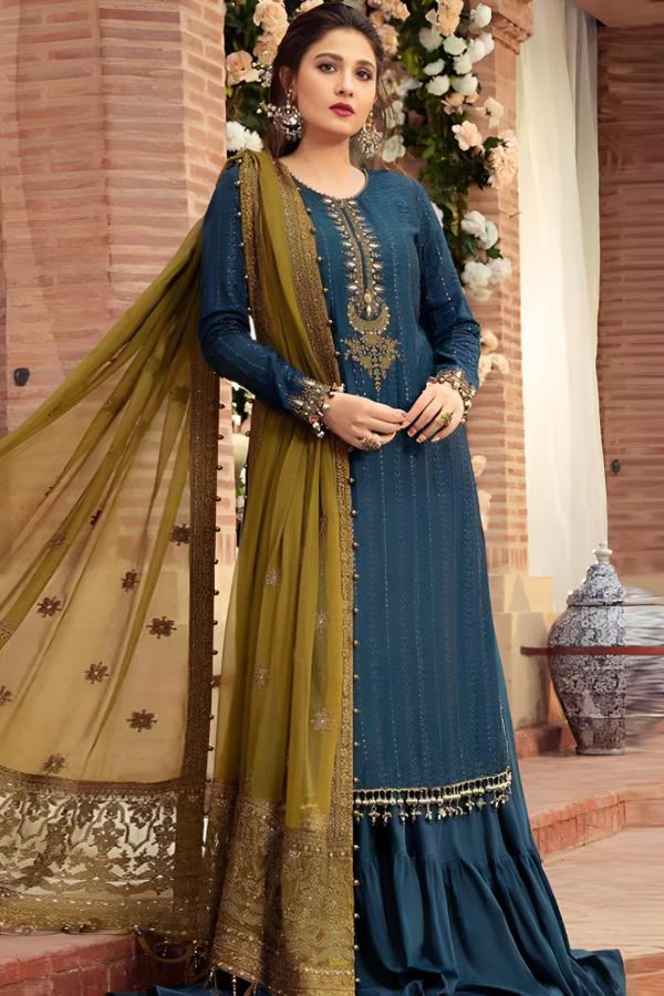 Linen 3PC Embroidered-983