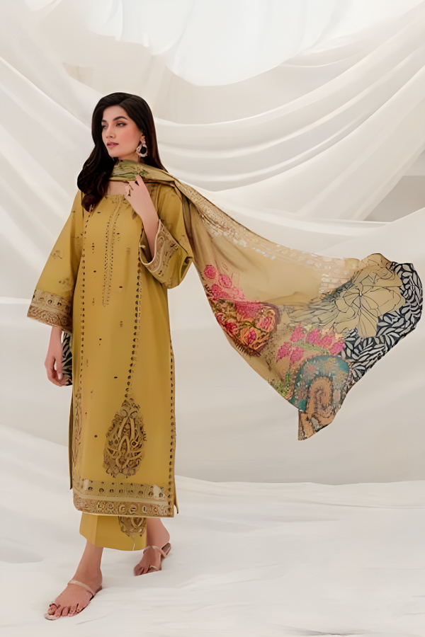 Dhanak 3PC Embroidered-638