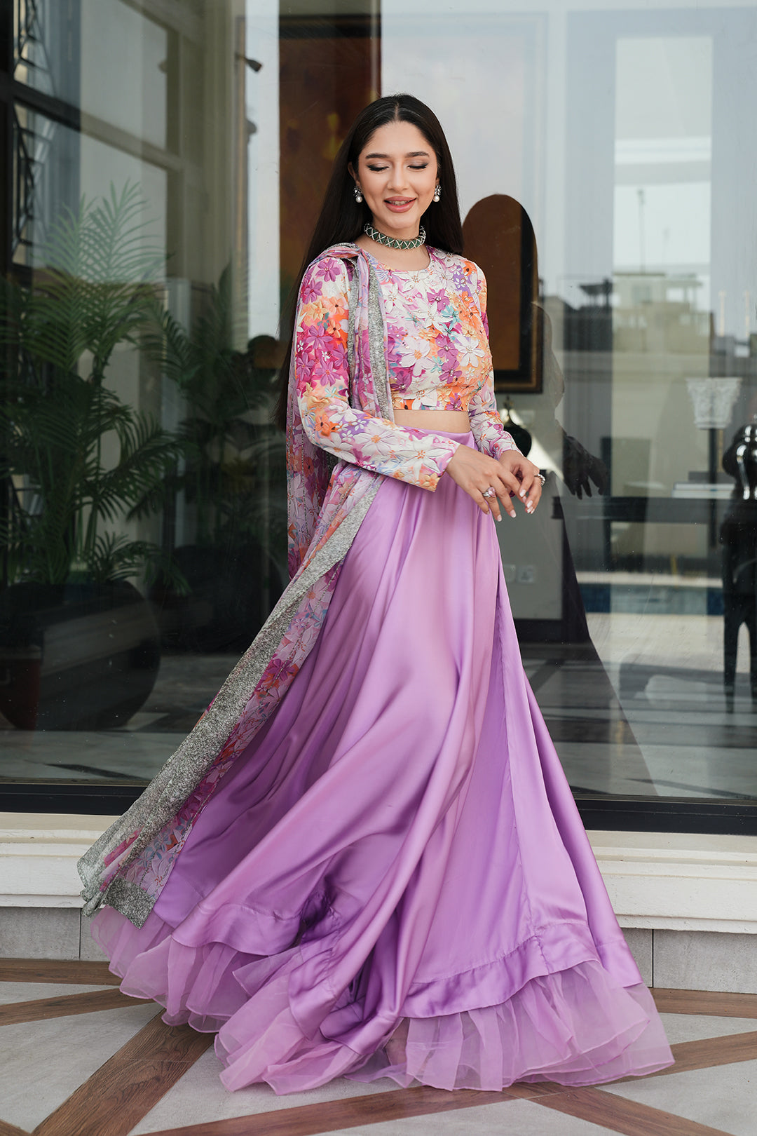 LULUSAR Silk 3PC Digital Printed-872