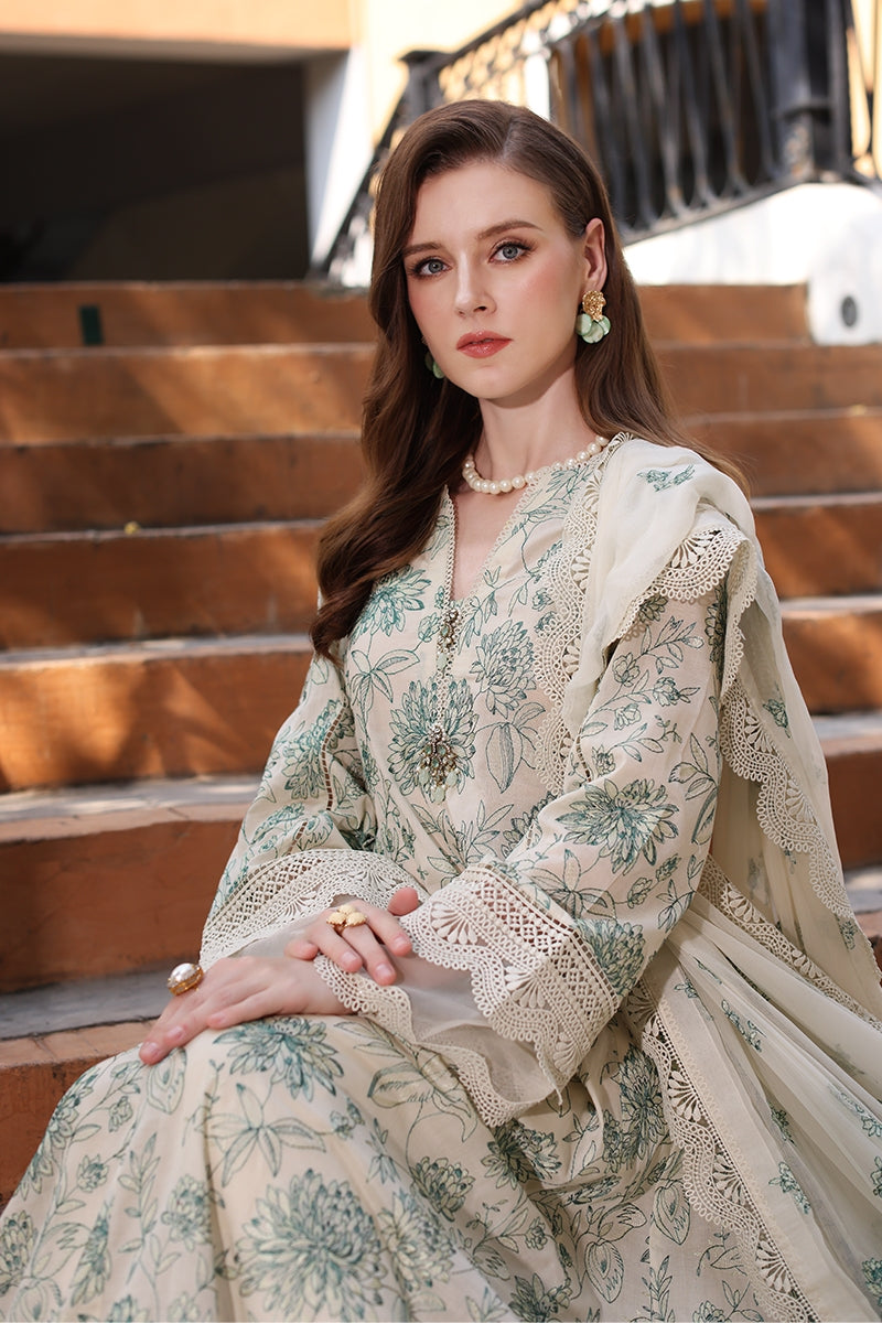 3PC Embroidered With Chiffon Embroidered Dupatta-470