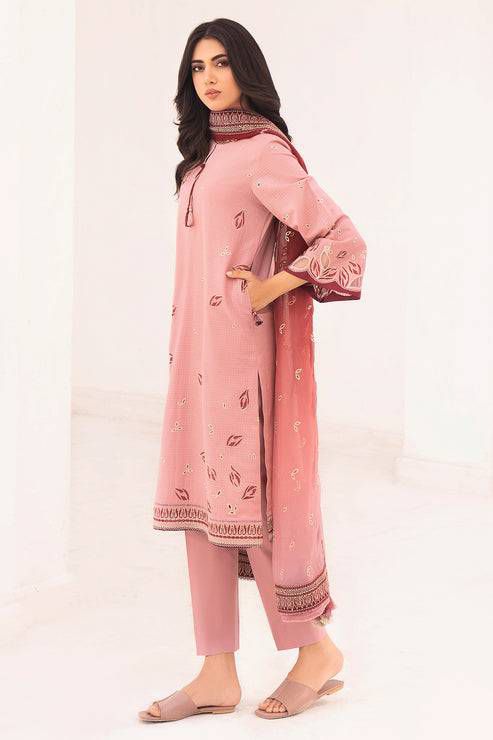 EMBROIDERED 3PC LAWN-536